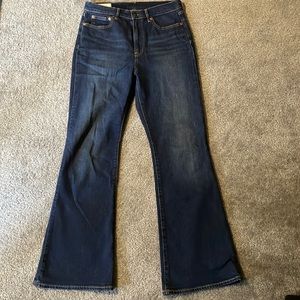 Gap high rise flare jeans
